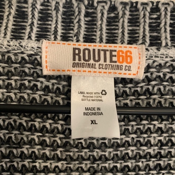 Route 66 Open Knit Long Sleeve V Neck Sweater - Picture 4 of 8